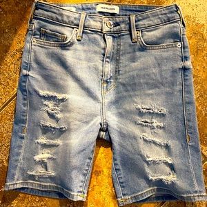 True Religion High Rise shorts size 26